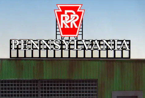 4281 Lg Model Pennsylvania RR Animated & Lighted Billboard