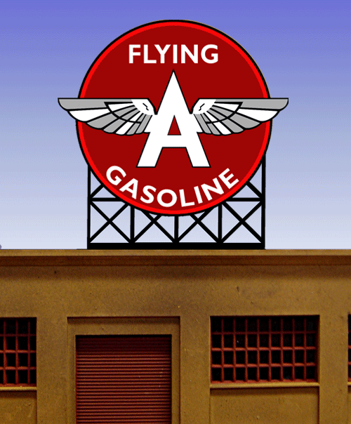 88-2501 Flying A Animated Lighted Billboard by Miller signs
