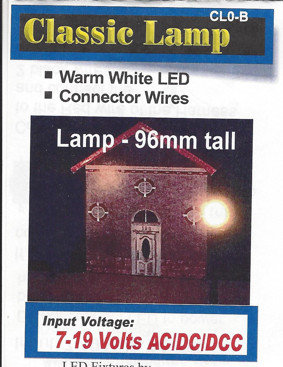 CL0-B street lights warm White color