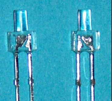 LS02WWWC 2mm round bayonet style warm white water clear LED LAST 1 AVAILABLE