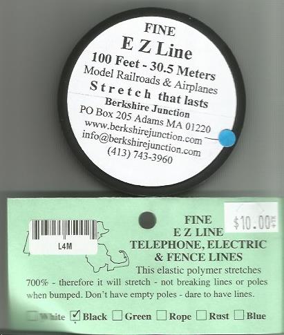 EZ Line Simulating Wires Charcoal/Black - Fine-0