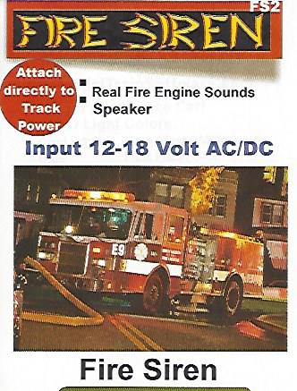 Ffire truck siren for models