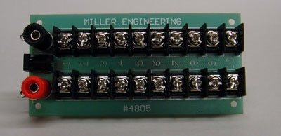 Electrical distribution board for Miller sighs