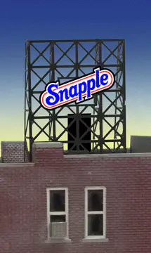 33-8905 N & Z scale Snapple Billboard