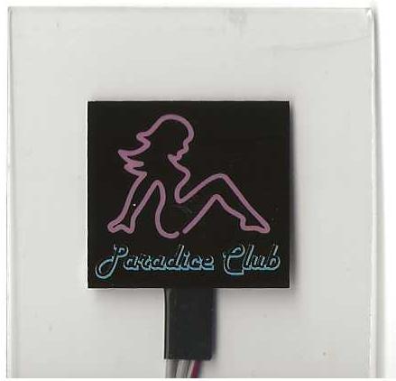 8850 Paradise Club Window sign by Miller Signs