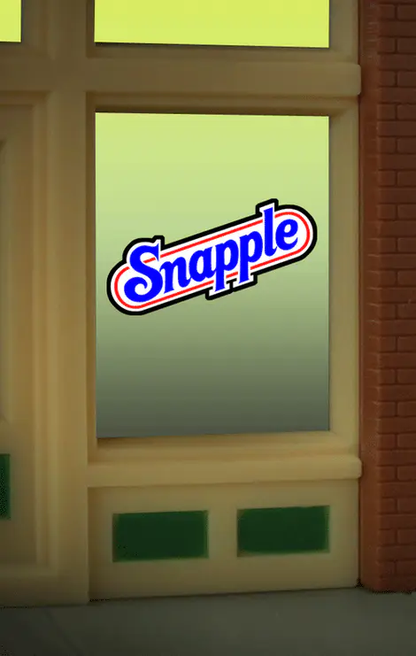 8905 Snapple Window Sign