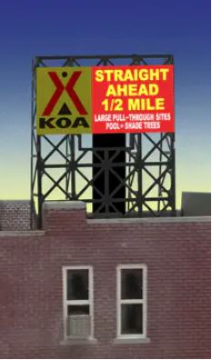 9090 KOA Campground window sign