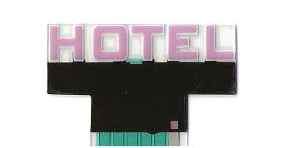 14821 Small horizontal Model Hotel Animated Lighted Sign