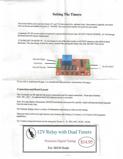 IP152 Programmable Dual Timer