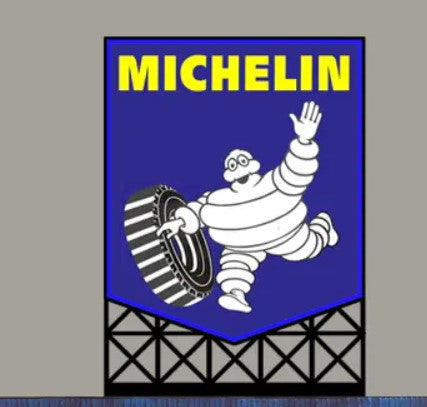 44-3902 Small Michelin  Lighted Billboard