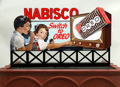 44-1752 Small Nabisco Oreo billboard sign