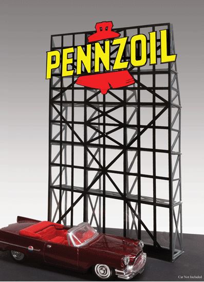 9061 Model Pennzoil Animated & Lighted Billboard
