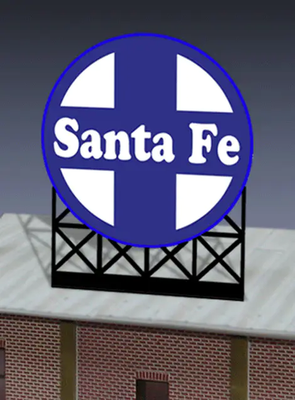 44-0552 Model Santa Fe Model RR Animated Lighted Sign