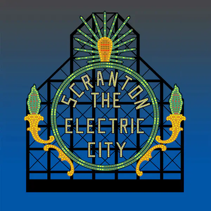 88-0251 Large Scranton Electric City Sign