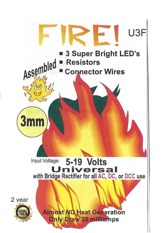 U3F Simulated Fire