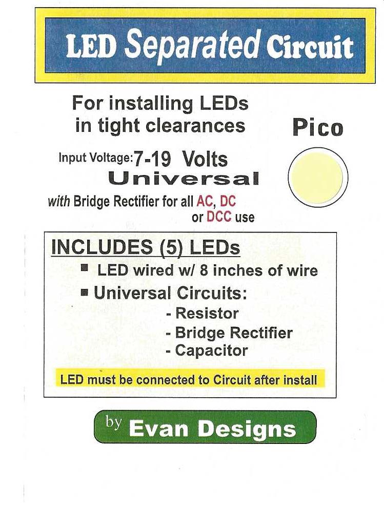 USEPP0L Separated Pico warm white Circuit