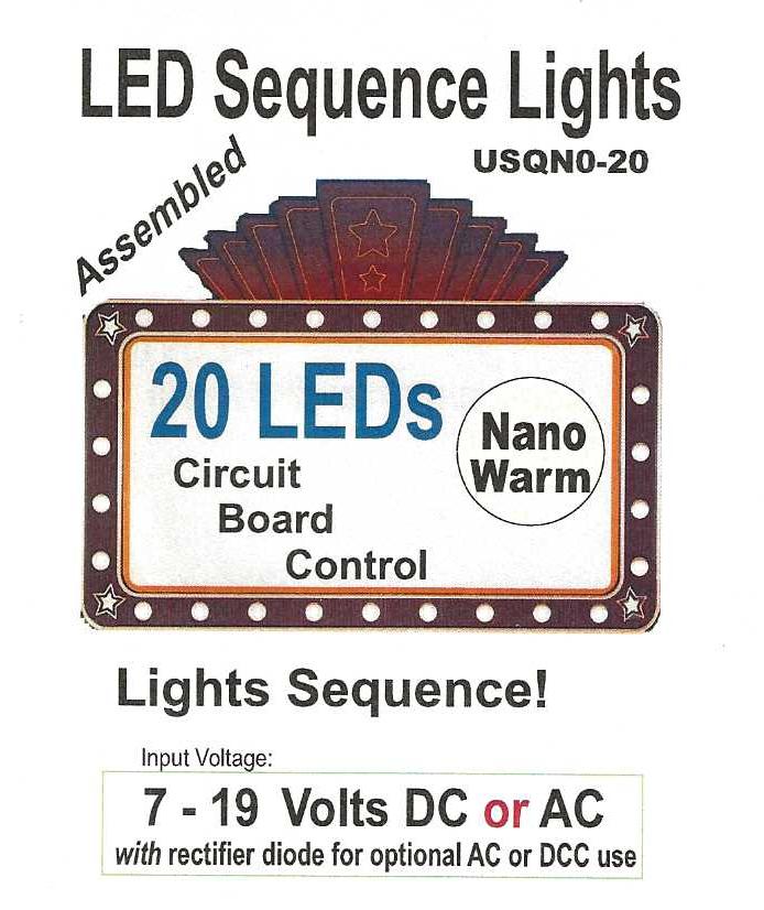 USQN0-20 Sequence LEDs Nano chips