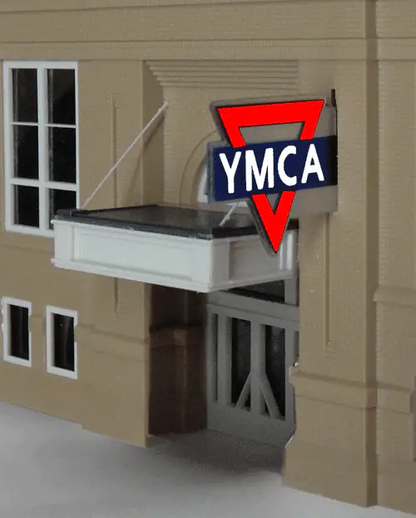 3072 Sm Model YMCA Animayed & Lighted Vertical Sign