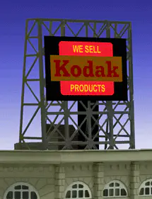 33-8875 N & Z scale Kodak Billboard