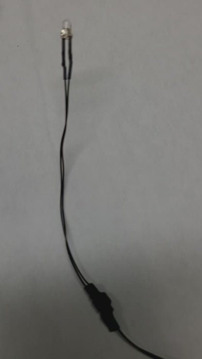 U54FF 5mm Fast Flashing Yellow LED
