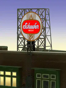 33-8925 N & Z scale Schaefer Billboard