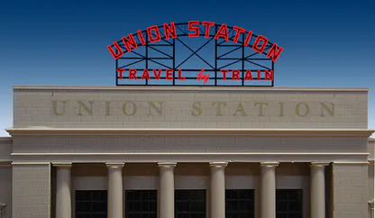 3881 Large Model Union Station Animated {& Lighted Sign