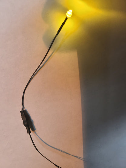 U34FF 3mm, Yellow Fast Flashing LED