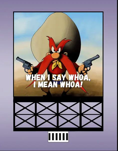 88-8001 Large Yosemite Sam by Miller Signs