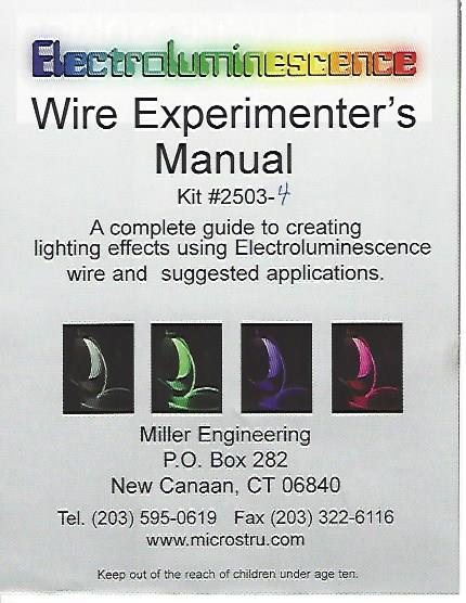 Green EL wire kit