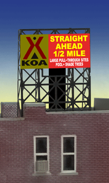 33-9090 KOA Campground N&Z Sign by Miller Signs