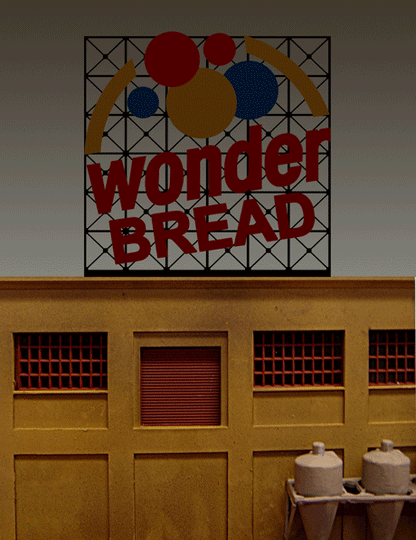 4061 Large Model Wonder Bread Animated & Lighted Billboard by Miller Signs