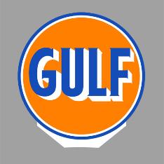 Gulf rotating sign