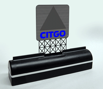 8781-DTN Models Citgo Animated Lighted Sign DTN Version by Miller Signs
