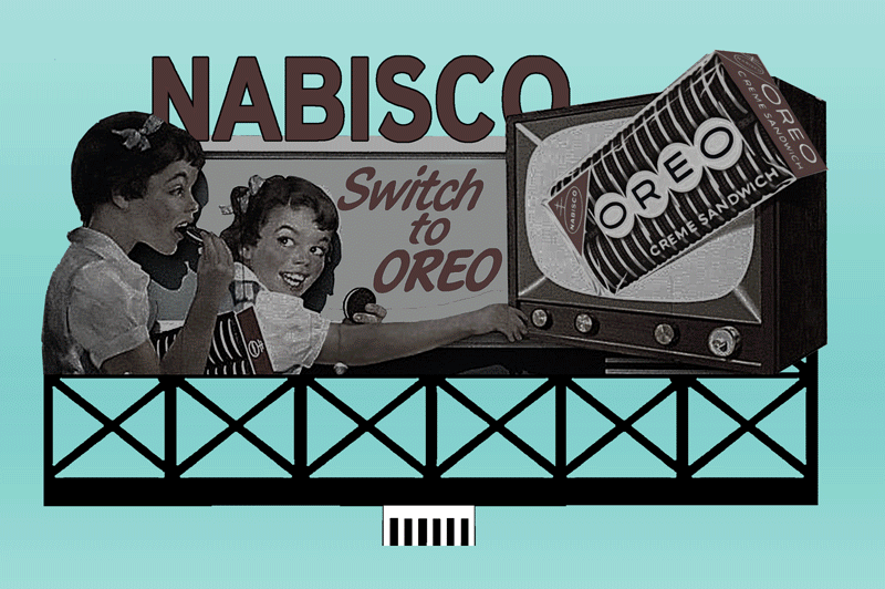 Large Nabisco sign