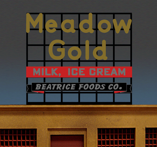 Meadow Gold billboard sign