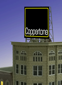 NZ scale Coppertone Billboard