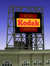 NZ scale Kodak Billboard