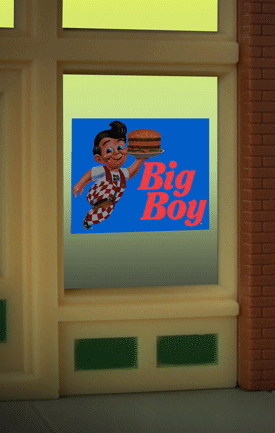 9080 Big Boy Window sign by Miller Signs