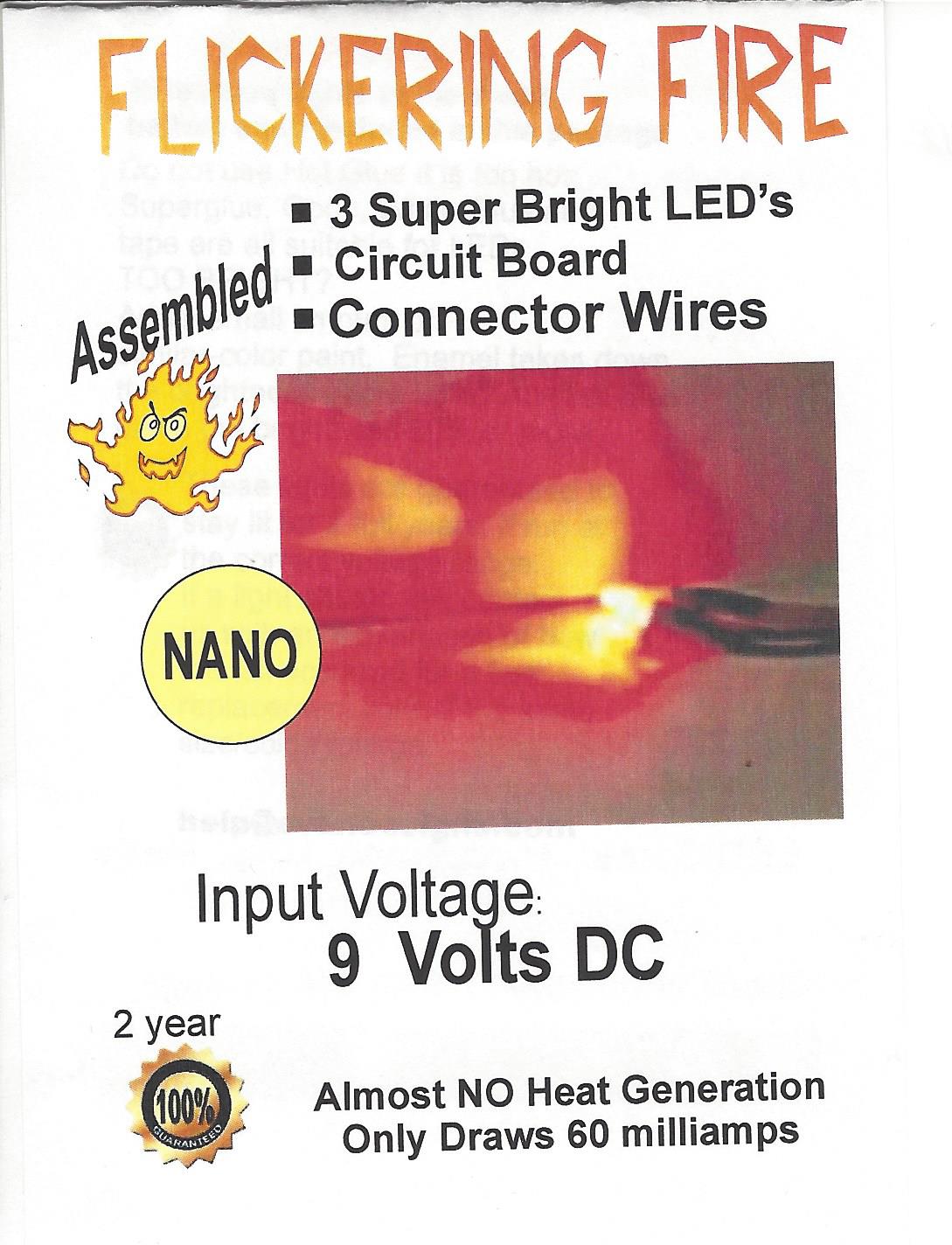 Side Fire Led Components Fire Flickering – Lights4Models