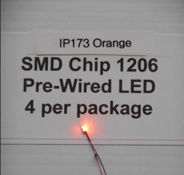 IP173  4 orange 3v SMD 1206 chips