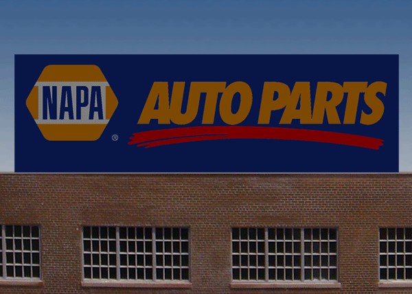 44-4002 Small NAPA sign Lighted Billboard  by Miller signs