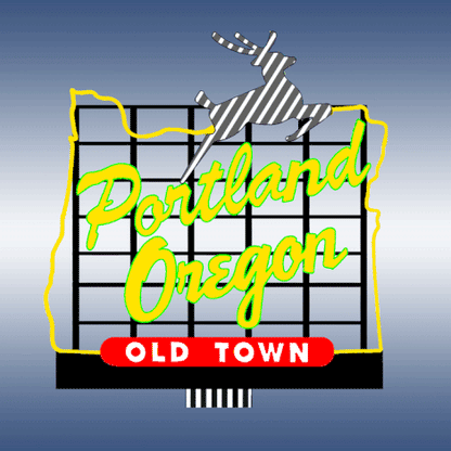 88-3501 Large Portland Oregon sign be Miller Signs