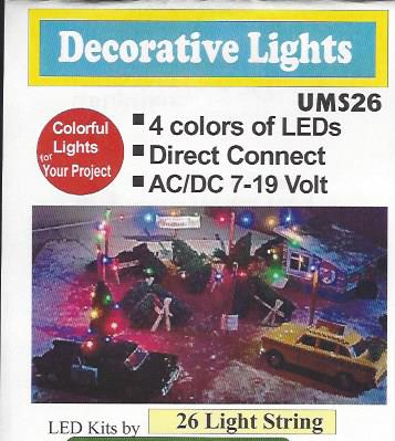 UMS26 4 color string of 26 SMD chips