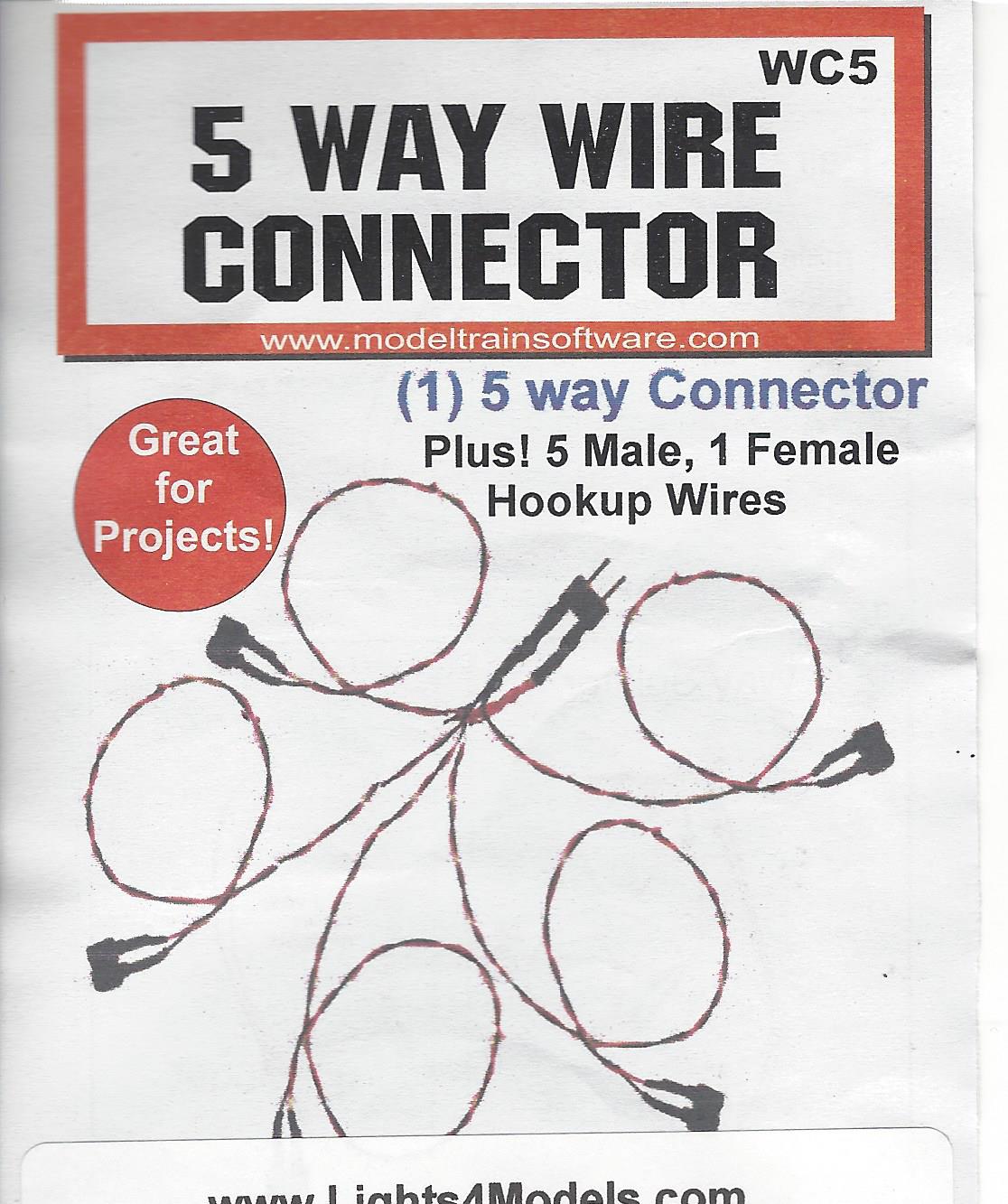 WC 5 way wire connector by Evan Designs