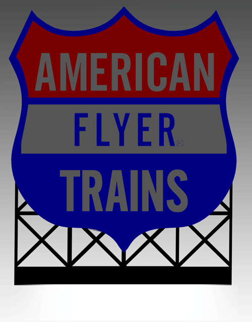 American Flyer Train Billboard