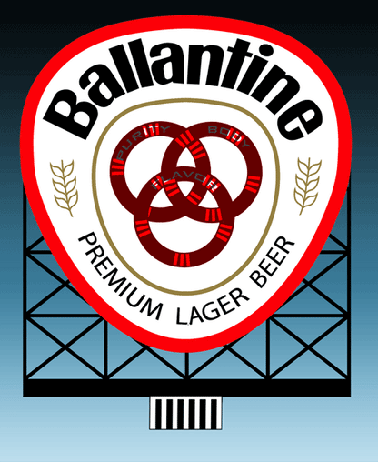 Model Ballantine Beer Sign
