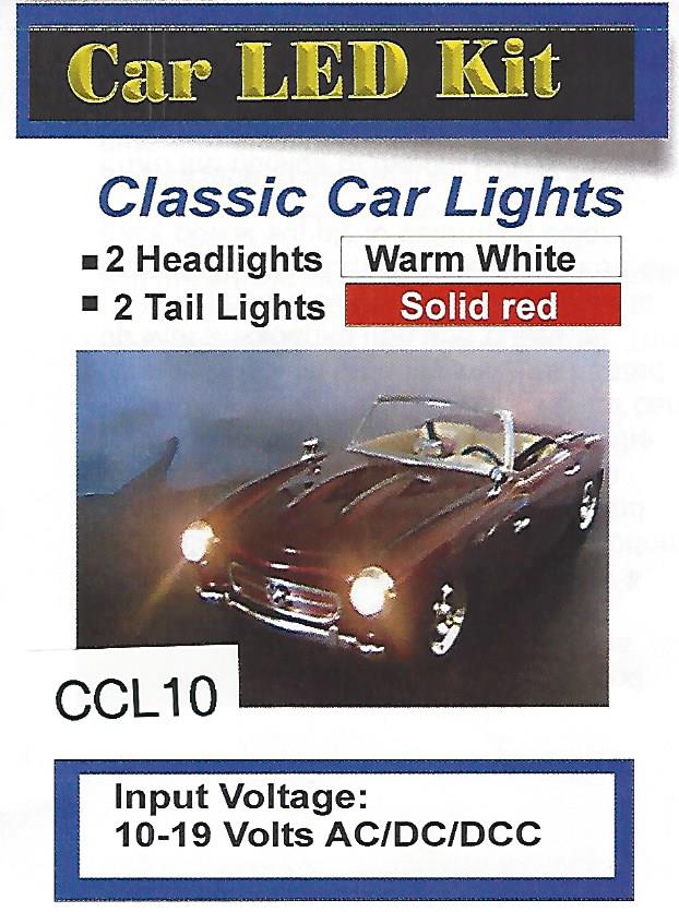 CCL10 Classic Die Cast Car Lights, 1.8mm LEDs – Lights4Models