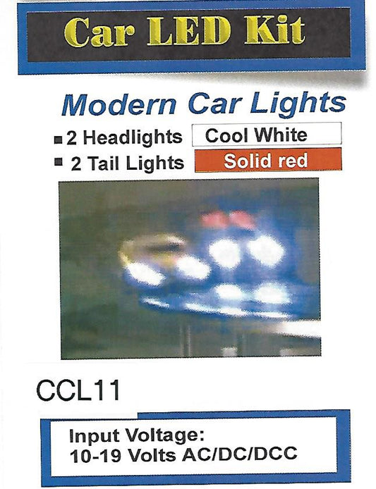 CCL11 Modern cool white die cast car lights 1.8mm by Evan Designs-0