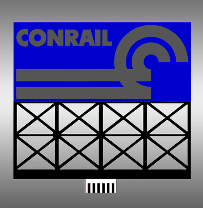 44-3652 Conrail RR sign by Miller Signs