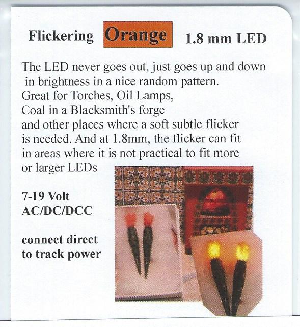 FLU6 Bright Flickering Orange LED-0